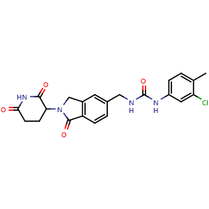 Chemical structure of CC-885 , CAS 1010100-07-8, AChemBlock Y235979