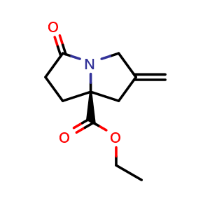 (S)-Ethyl 2-methylene-5-oxohexahydro-1H-pyrrolizine-7a-carboxylate