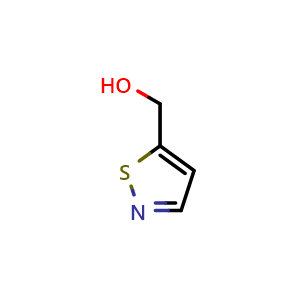 Chemical structure of (1,2-Thiazol-5-yl)methanol , CAS 1710-66-3, AChemBlock Y236025