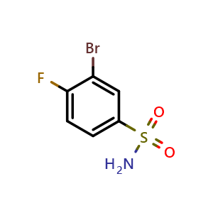 3-Bromo-4-fluorobenzenesulfonamide