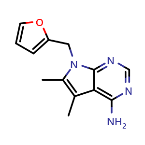 7-(Furan-2-ylmethyl)-5,6-dimethyl-7H-pyrrolo[2,3-d]pyrimidin-4-amine