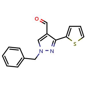 1-Benzyl-3-(thiophen-2-yl)-1H-pyrazole-4-carbaldehyde