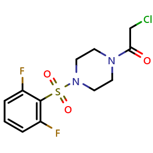 2-Chloro-1-[4-[(2,6-difluorophenyl)sulfonyl]-1-piperazinyl]ethanone