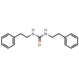 Chemical structure of 1,3-Bis(2-phenylethyl)urea , CAS 5467-84-5, AChemBlock Y236172