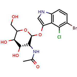 Chemical structure of X-GalNAc , CAS 129572-48-1, AChemBlock Y236188