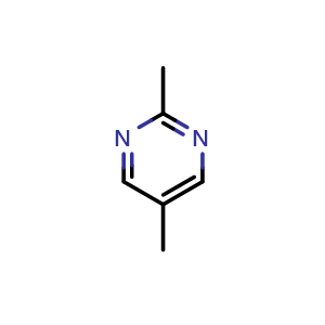 Chemical structure of 2,5-Dimethylpyrimidine , CAS 22868-76-4, AChemBlock Y236234