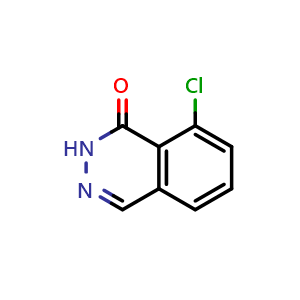 Chemical structure of 8-Chlorophthalazin-1(2H)-one , CAS 101494-94-4, AChemBlock Y236260