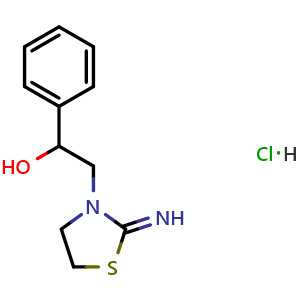 2-(2-Imino-1,3-thiazolidin-3-yl)-1-phenylethan-1-ol hydrochloride