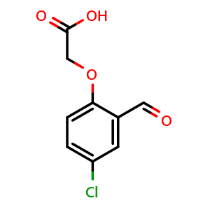 2-(4-Chloro-2-formylphenoxy)acetic acid