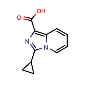 3-Cyclopropylimidazo[1,5-a]pyridine-1-carboxylic acid