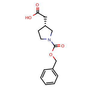 (R)-2-(1-((Benzyloxy)carbonyl)pyrrolidin-3-yl)acetic acid
