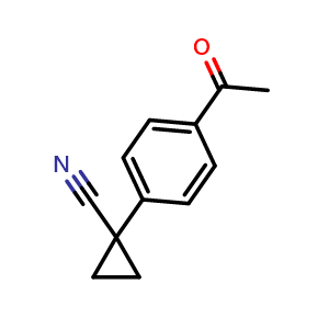 1-(4-Acetylphenyl)cyclopropanecarbonitrile