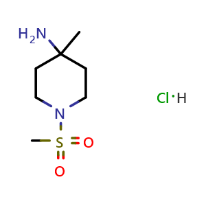 4-Methyl-1-(methylsulfonyl)piperidin-4-amine hydrochloride