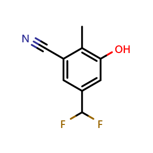 5-(Difluoromethyl)-3-hydroxy-2-methylbenzonitrile