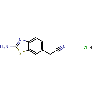 2-(2-Aminobenzo[d]thiazol-6-yl)acetonitrile hydrochloride