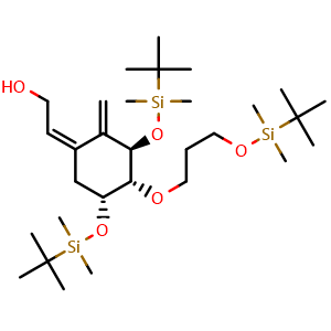 (Z)-2-((3R,4R,5R)-3,5-bis((tert-butyldimethylsilyl)oxy)-4-(3-((tert-butyldimethylsilyl)oxy)propoxy)-2-methylenecyclohexylidene)ethan-1-ol