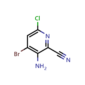 3-Amino-4-bromo-6-chloro-2-pyridinecarbonitrile