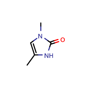 Chemical structure of 1,4-Dimethyl-1,3-dihydro-2H-imidazol-2-one , CAS 93782-02-6, AChemBlock Y236778