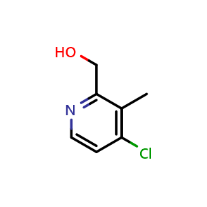 Chemical structure of (4-Chloro-3-methylpyridin-2-yl)methanol , CAS 59886-85-0, AChemBlock Y236788