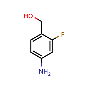 Chemical structure of (4-Amino-2-fluorophenyl)methanol , CAS 840501-15-7, AChemBlock Y236835