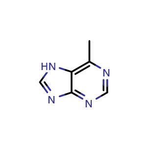 Chemical structure of 6-Methylpurine , CAS 2004-03-7, AChemBlock Y236874