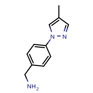 (4-(4-Methyl-1H-pyrazol-1-yl)phenyl)methanamine