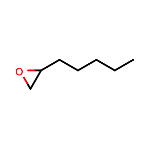 Chemical structure of 1,2-Epoxyheptane , CAS 5063-65-0, AChemBlock Y236917