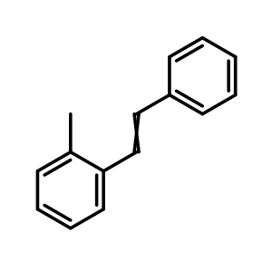 Chemical structure of 1-Methyl-2-styrylbenzene , CAS 74685-42-0, AChemBlock Y236923
