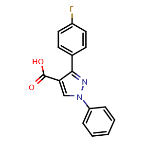 3-(4-Fluorophenyl)-1-phenyl-1H-pyrazole-4-carboxylic acid