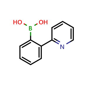 Chemical structure of (2-(Pyridin-2-yl)phenyl)boronic acid , CAS 1243264-50-7, AChemBlock Y236966