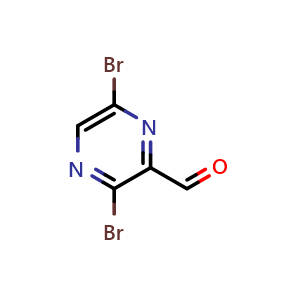 3,6-Dibromopyrazine-2-carbaldehyde
