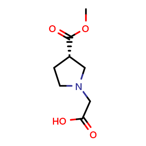 (S)-2-(3-(methoxycarbonyl)pyrrolidin-1-yl)acetic acid