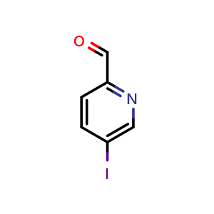 Chemical structure of 5-Iodopicolinaldehyde , CAS 31181-91-6, AChemBlock Y237030