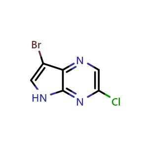 7-Bromo-3-chloro-5H-pyrrolo[2,3-b]pyrazine