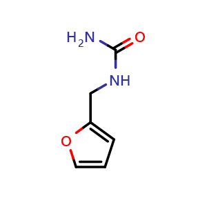 Chemical structure of 1-(Furan-2-ylmethyl)urea , CAS 5962-13-0, AChemBlock Y237207