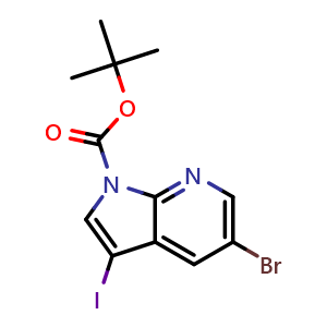 tert-Butyl 5-bromo-3-iodo-1H-pyrrolo[2,3-b]pyridine-1-carboxylate