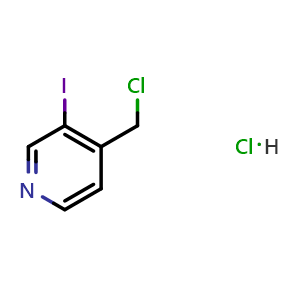 Chemical structure of 4-(Chloromethyl)-3-iodopyridine hydrochloride , AChemBlock Y237270