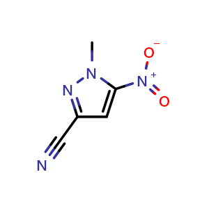 1-Methyl-5-nitro-pyrazole-3-carbonitrile