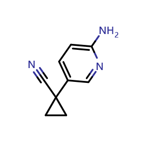 1-(6-Amino-3-pyridyl)cyclopropanecarbonitrile