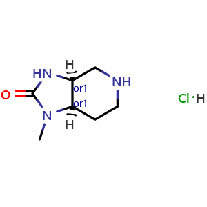 rel-(3aS,7aR)-1-methyloctahydro-2H-imidazo[4,5-c]pyridin-2-one hydrochloride