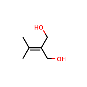 Chemical structure of 2-Isopropylidenepropane-1,3-diol , CAS 2035-85-0, AChemBlock Y237401