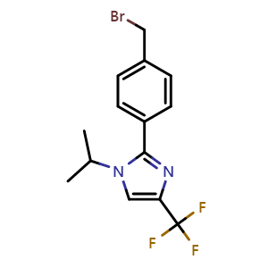 2-[4-(Bromomethyl)phenyl]-1-isopropyl-4-(trifluoromethyl)imidazole