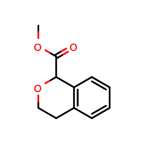 Chemical structure of Methyl isochroman-1-carboxylate , CAS 13328-86-4, AChemBlock Y237705