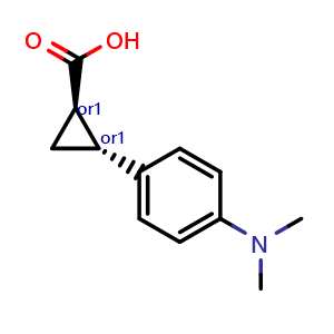 trans-2-(4-(Dimethylamino)phenyl)cyclopropanecarboxylic acid