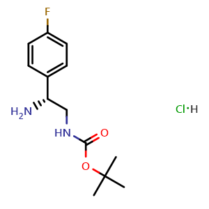 (R)-tert-Butyl (2-amino-2-(4-fluorophenyl)ethyl)carbamate hydrochloride
