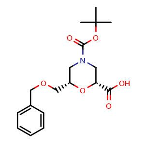 (2R,6S)-4-Boc-6-(benzyloxymethyl)-2-morpholinecarboxylic acid