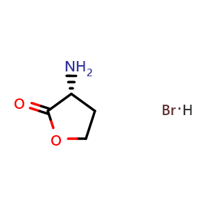 Chemical structure of D-Homoserinolactone hydrobromide , CAS 110045-70-0, AChemBlock Y237800