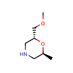 (2R,6S)-2-(methoxymethyl)-6-methylmorpholine