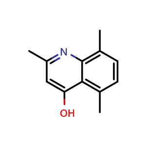 Chemical structure of 5,8-Dimethyl-4-hydroxyquinaldine , CAS 500350-48-1, AChemBlock Y237853