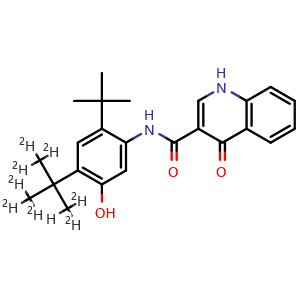 Chemical structure of Deutivacaftor , CAS 1413431-07-8, AChemBlock Y237917